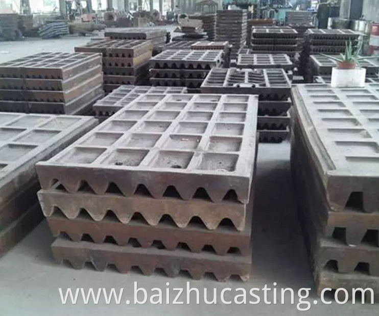 Jaw Crusher Fixed Jaw Plates